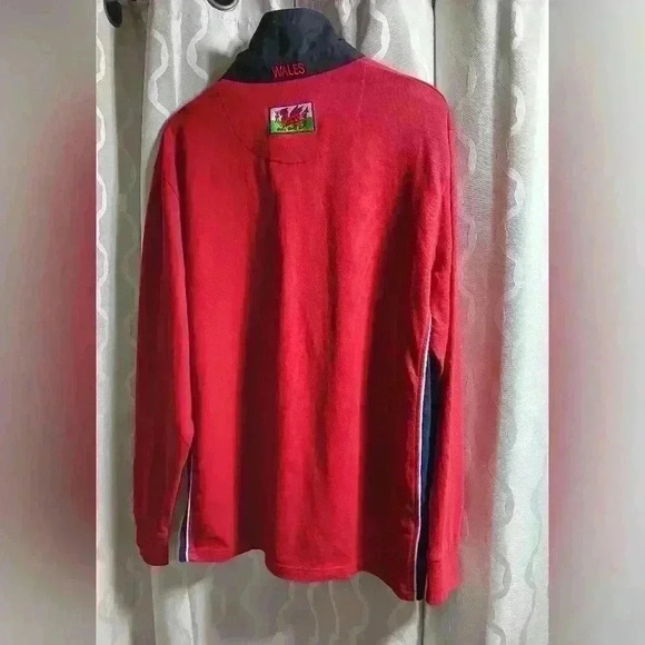 Wales  Cymru Rugby long sleeve polo. Men's size Xl - Picture 2 of 10